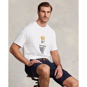Polo Ralph Lauren Men's Polo Bear T-Shirt in White Size S, M, L, XXL